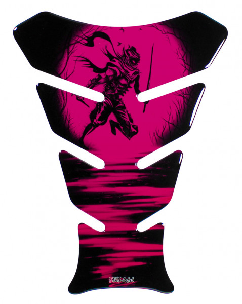 Tankpad 3D Motorrad Aufkleber - Ninja Rising Sun Pink Kratzschutzfolie