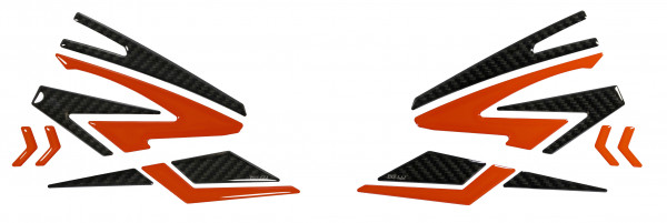 Kneepad Lackschutz linke und rechte Tankseite passend für KTM 1390 SuperDuke R