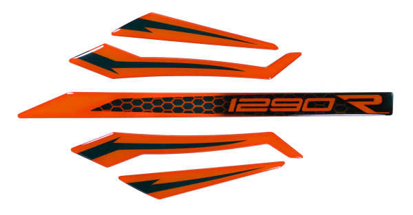 Kettenschutz Kotflügel Aufkleber Kit kompatibel für KTM 1290 Super Duke R (Evo)