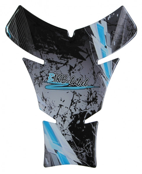 Tankpad bike label blue Form 4