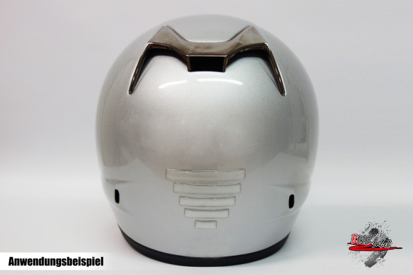 Motorrad Helm Protektor 3D Gel Deko Sticker Transparent Anschlagschutz