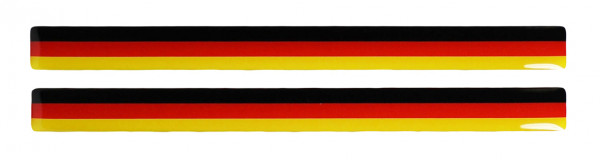 Deutschland Flaggen Aufkleber 3D Deko Sticker Set für Auto Kfz Motorrad