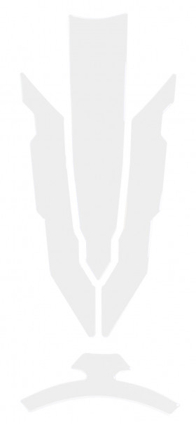 Motorradaufkleber Tankpad Transparent Lackschutz kompatibel für Kawasaki Z650