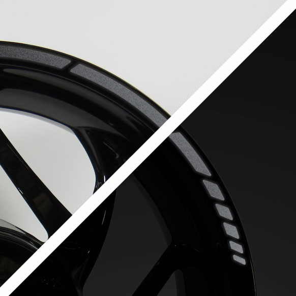 Aufkleber GP Felgenrand Reflex für Auto und Motorrad