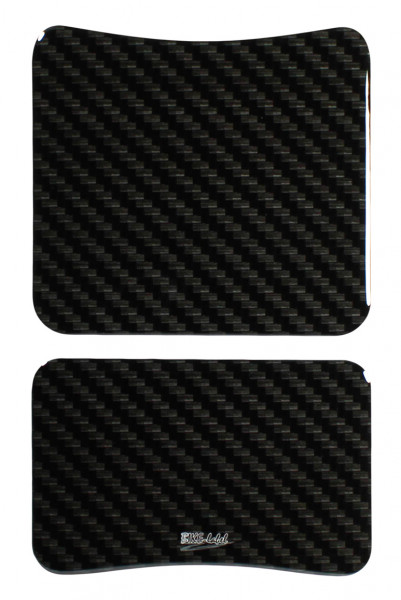 Tankpad 3D Lackschutzfolie für Motorrad Carbon Schwarz Optik Druck Gel-Aufkleber