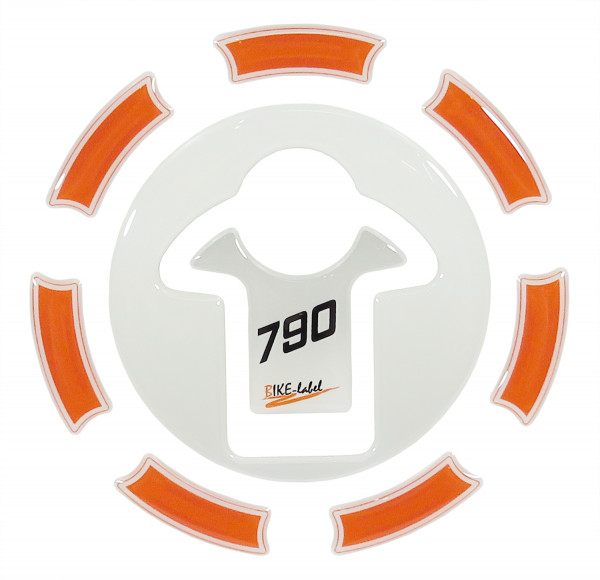 Tankdeckel-Pad Lackschutz Aufkleber passend für KTM 790 Duke - Styling Orange
