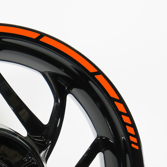 Neon Felgenrand GP Aufkleber-Set Auto und Motorrad