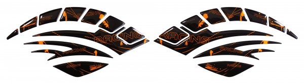 Motorrad Seitentankpad Kniepad 3D Gel Aufkleber Neon Racing Race Lackschutz