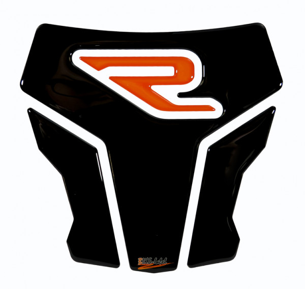 Tankpad Lackschutz Aufkleber schwarz orange kompatibel für KTM 1290 Super Duke R