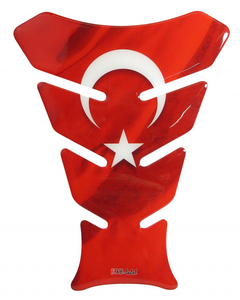 Tankpad 3D Motorrad Gel Aufkleber Türkei Flagge Lackschutz Tankschutz