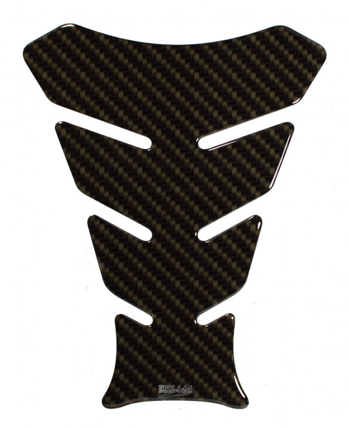 Tankpad Carbon Braun Optik Motorrad 3D Lackschutz Tankschutz