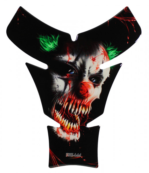 Motorrad 3D Aufkleber Tankpad Clown Joker Lackschutz Kratzschutzfolie