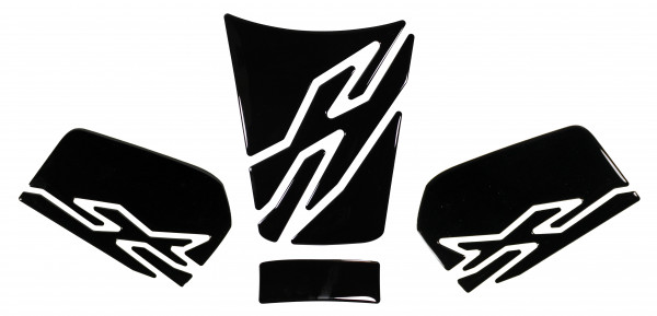 Tankpad Seitentankpad Set uni schwarz kompatibel mit Honda CB750 Hornet