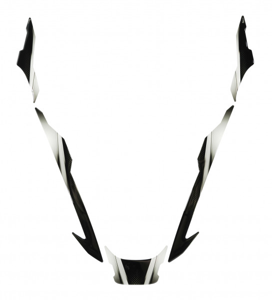Dekor-Aufkleber Carbon Optik Druck Frontmaske kompatibel für BMW R1200 GS