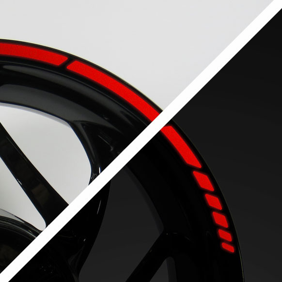 Aufkleber GP Felgenrand Reflex für Auto und Motorrad