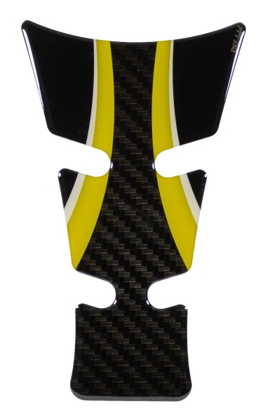 Tankpad Lackschutz 3D Motorradaufkleber für Motorradtank Carbon Stripes