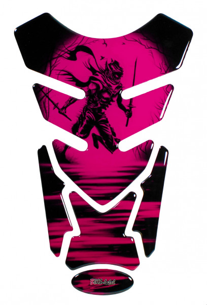 Tankpad 3D Motorrad Aufkleber - Ninja Rising Sun Pink Kratzschutzfolie