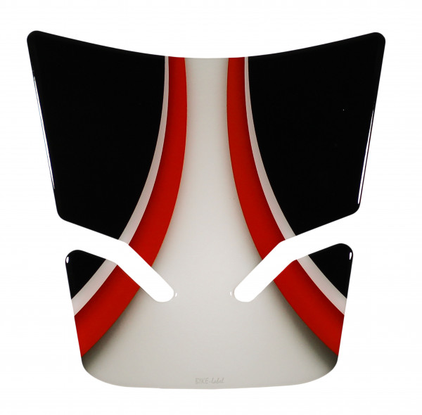 Tankpad 3D Motorrad Schutz kompatibel für Honda CB750 Hornet Stripes Weiß