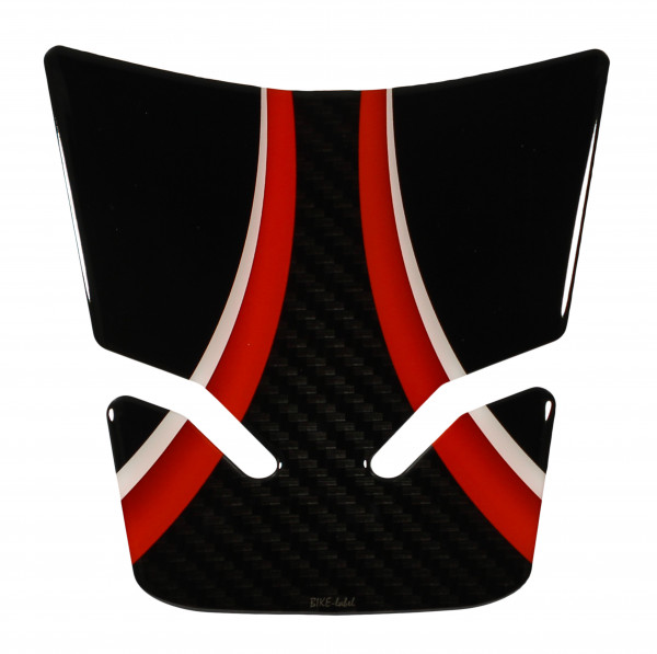 Motorrad Schutz Tankpad 3D kompatibel für Honda CB750 Hornet Carbon Rot
