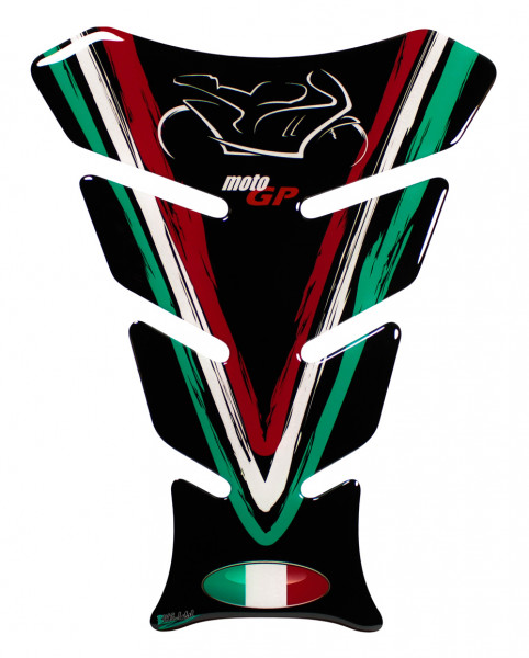 Tankpad 3D Motorrad Gel Aufkleber Italien Flagge Lackschutz Tankschutz