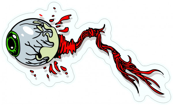 Deko Aufkleber Sticker Folie Dead Tod Augen Reaper Monster