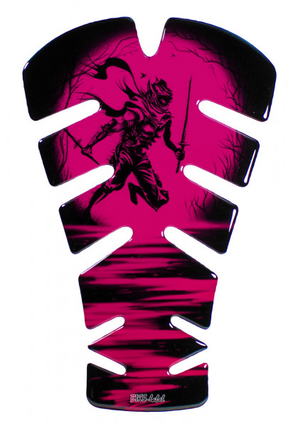 Tankpad 3D Motorrad Aufkleber - Ninja Rising Sun Pink Kratzschutzfolie