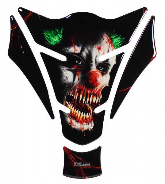Motorrad 3D Aufkleber Tankpad Clown Joker Lackschutz Kratzschutzfolie