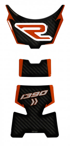 Tankpad Motorrad passend für KTM 1390 Super Duke R Carbon optik