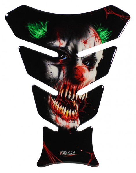Motorrad 3D Aufkleber Tankpad Clown Joker Lackschutz Kratzschutzfolie