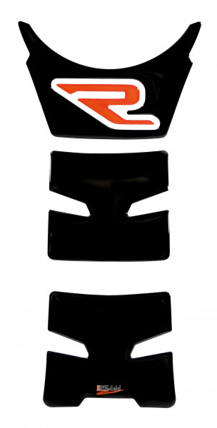 Lackschutz Aufkleber Tankpad schwarz kompatibel für KTM 1290 Super Duke R