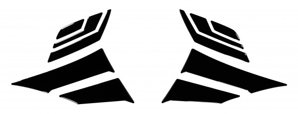Kneepad Schutz kompatibel mit Yamaha MT-03 uni schwarz - ab BJ 2022