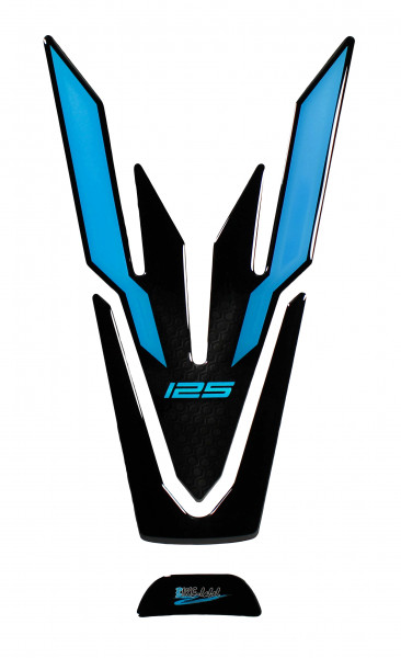 Tankpad Lackschutz kompatibel mit Yamaha MT-125 Icon Blue - ab BJ 2022