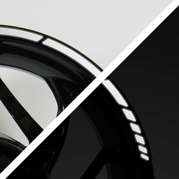 Aufkleber GP Felgenrand Reflex für Auto und Motorrad