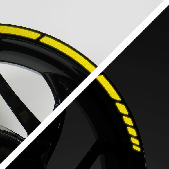 Aufkleber GP Felgenrand Reflex für Auto und Motorrad