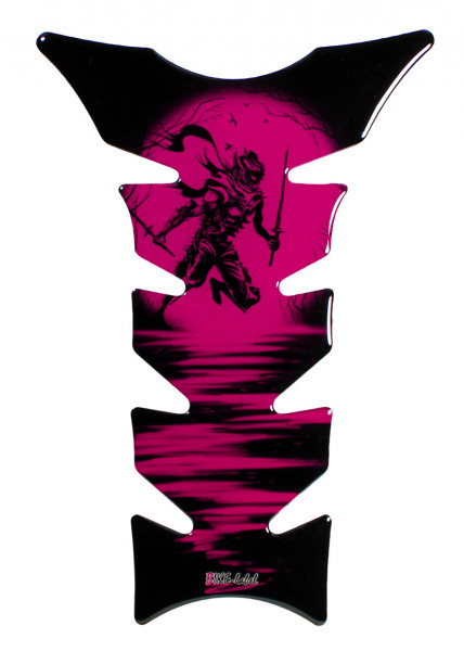 Tankpad 3D Motorrad Aufkleber - Ninja Rising Sun Pink Kratzschutzfolie