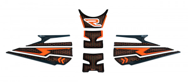 Tankpad Seitentankpad Gel Aufkleber Set kompatibel für KTM 1290 Super Duke R