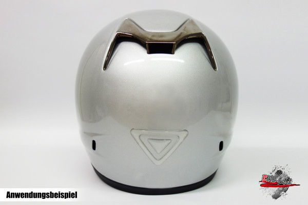 Motorrad Helm Protektor 3D Gel Deko Sticker Transparent Anschlagschutz