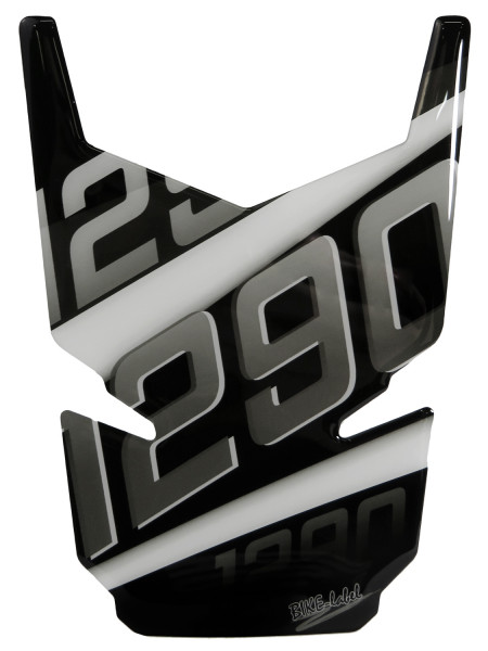 Tankpad Lackschutz Motorrad Silver Stripes kompatibel für KTM 1290 Super Duke GT