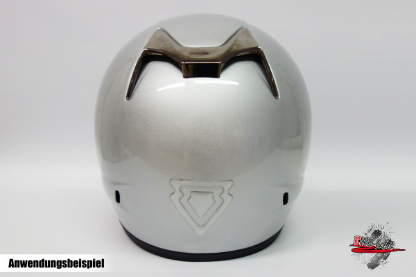 Motorrad Helm Protektor 3D Gel Deko Sticker Transparent Anschlagschutz