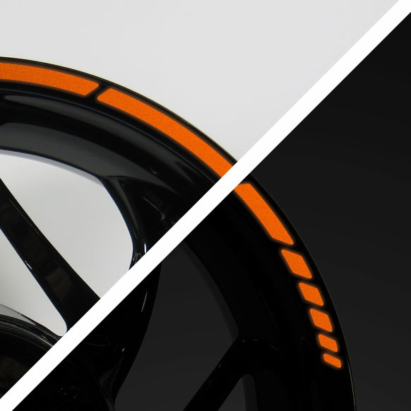 Aufkleber GP Felgenrand Reflex für Auto und Motorrad