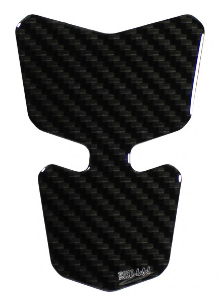 Tankpad 3D Lackschutzfolie für Motorrad Carbon Schwarz Optik Druck Gel-Aufkleber