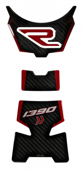 Tankpad Motorrad passend für KTM 1390 Super Duke R Carbon optik