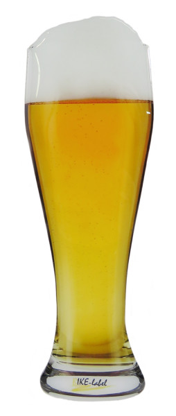 Motorrad Tankpad 3D Gel Aufkleber Bierglas Weizen Bier Tulpe Kratzschutz