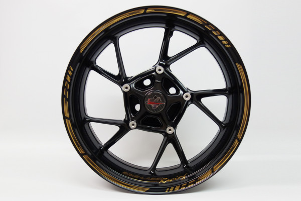 Gold Bronze Metallic Felgenrand Aufkleber Motorrad Auto Stripes Streifen