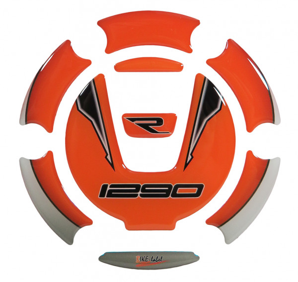 Tankdeckel Pad orange kompatibel für KTM 1290 Super Adv. R+S / 1290 Super Duke R