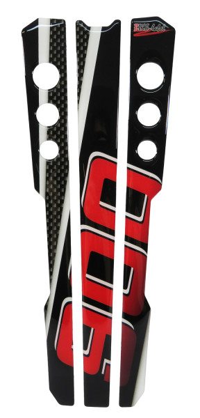 Tankpad Schutz Carbon Optik Rot kompatibel mit Yamaha XSR 900