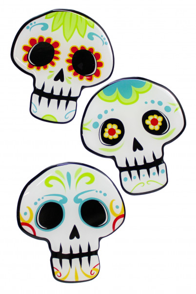 Aufkleber Sugar Skull 3D Tankpad Motorrad Motoroller Dekor