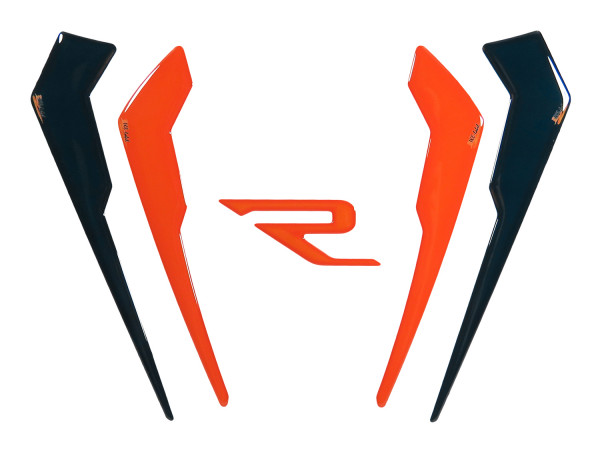 Aufkleber orange / blau Dekor Grafik Kit 3D kompatibel für KTM 1290 Super Duke R