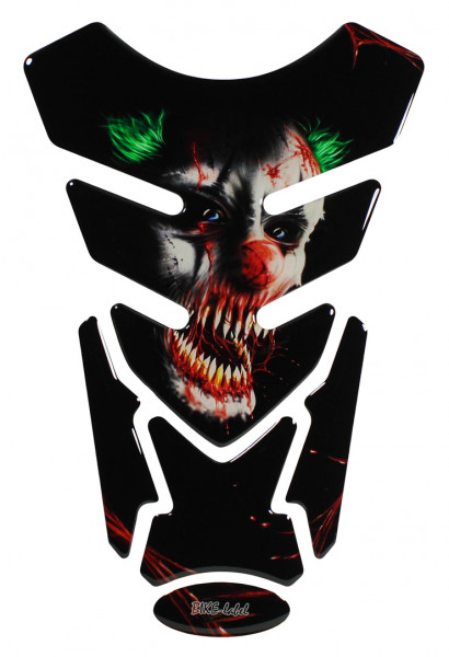 Motorrad 3D Aufkleber Tankpad Clown Joker Lackschutz Kratzschutzfolie