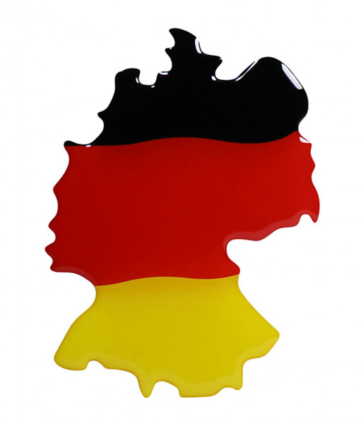 Deutschland Flaggen Aufkleber 3D Deko Sticker Länderumrisse für Auto Motorrad